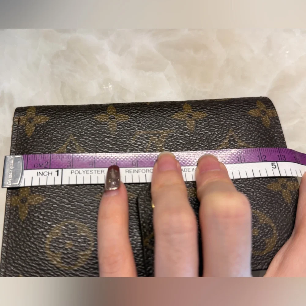 Louis Vuitton Zippe Wallet Porte Papier Monogram Brown